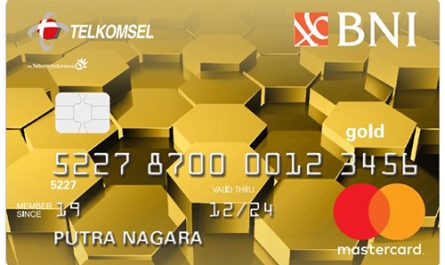 BNI kartu Kredit Telkomsel Gold